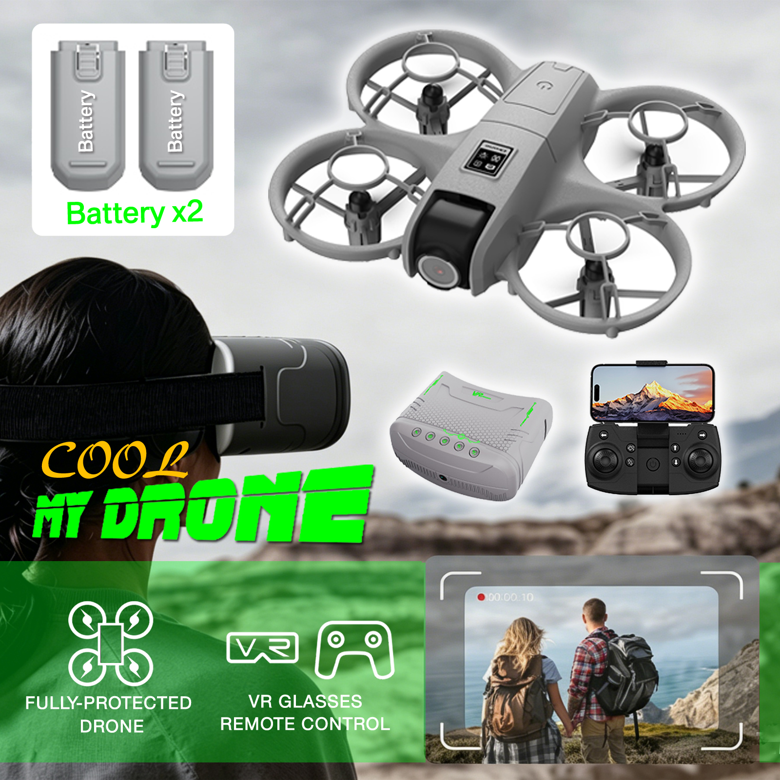 Mini Drone That Is Easy For Be - Rc Helicopter Charger incelemesi ve fiyatı