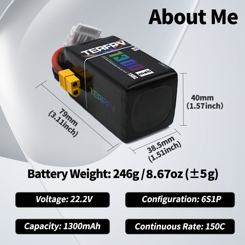 TERFPV Lipo Battery 6S 22.2V 1 - Rc Helicopter Battery incelemesi ve fiyatı