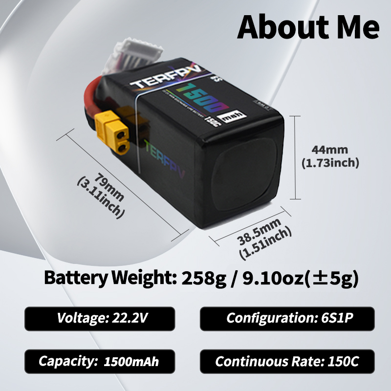 TERFPV Lipo Battery 6S 22.2V 1 - Rc Helicopter Battery incelemesi ve fiyatı