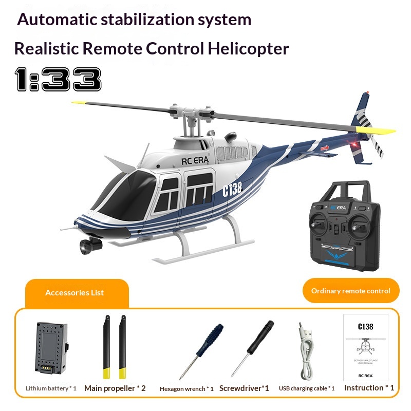 Rc Era C138 Bell 206 Rc Helico - Rc Helicopter Single Rotor incelemesi ve fiyatı