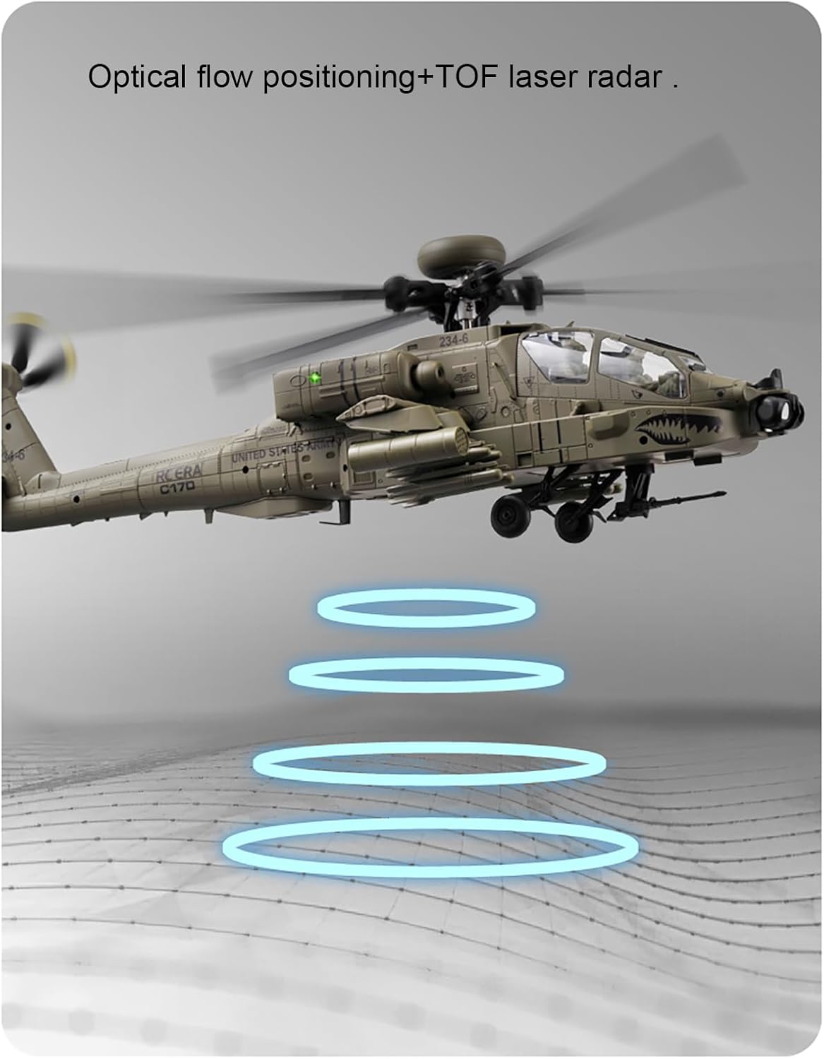 310MM 6CH C170 AH-64D Remote C - Rc Helicopter Large incelemesi ve fiyatı