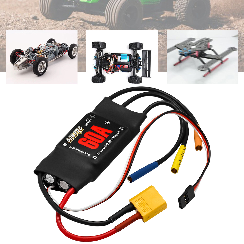 60A Brushless ESC 2-6S Electri - Rc Helicopter Electric incelemesi ve fiyatı
