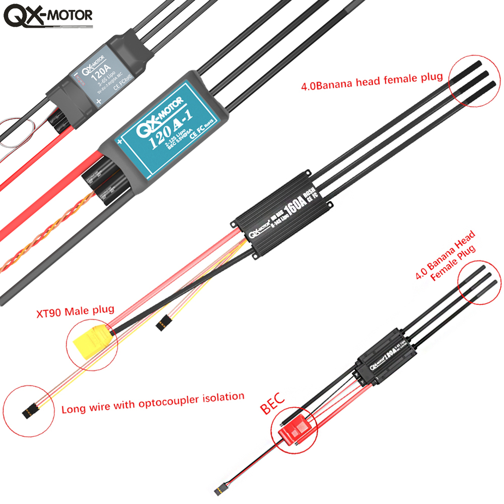 QX-MOTOR Brushless ESC series  - Rc Helicopter Battery incelemesi ve fiyatı