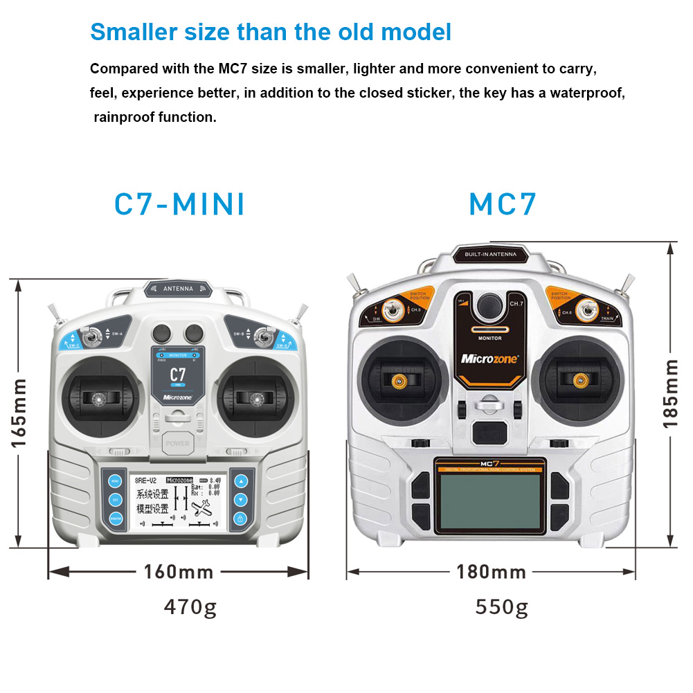 MicroZone MC7 Controller C7 MI - Rc Helicopter Remote Control incelemesi ve fiyatı