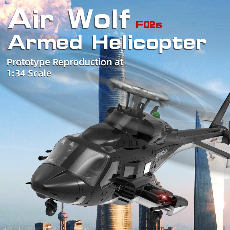 YUXIANG F02S AirWolf 2.4G 9CH  - Rc Helicopter Nitro incelemesi ve fiyatı
