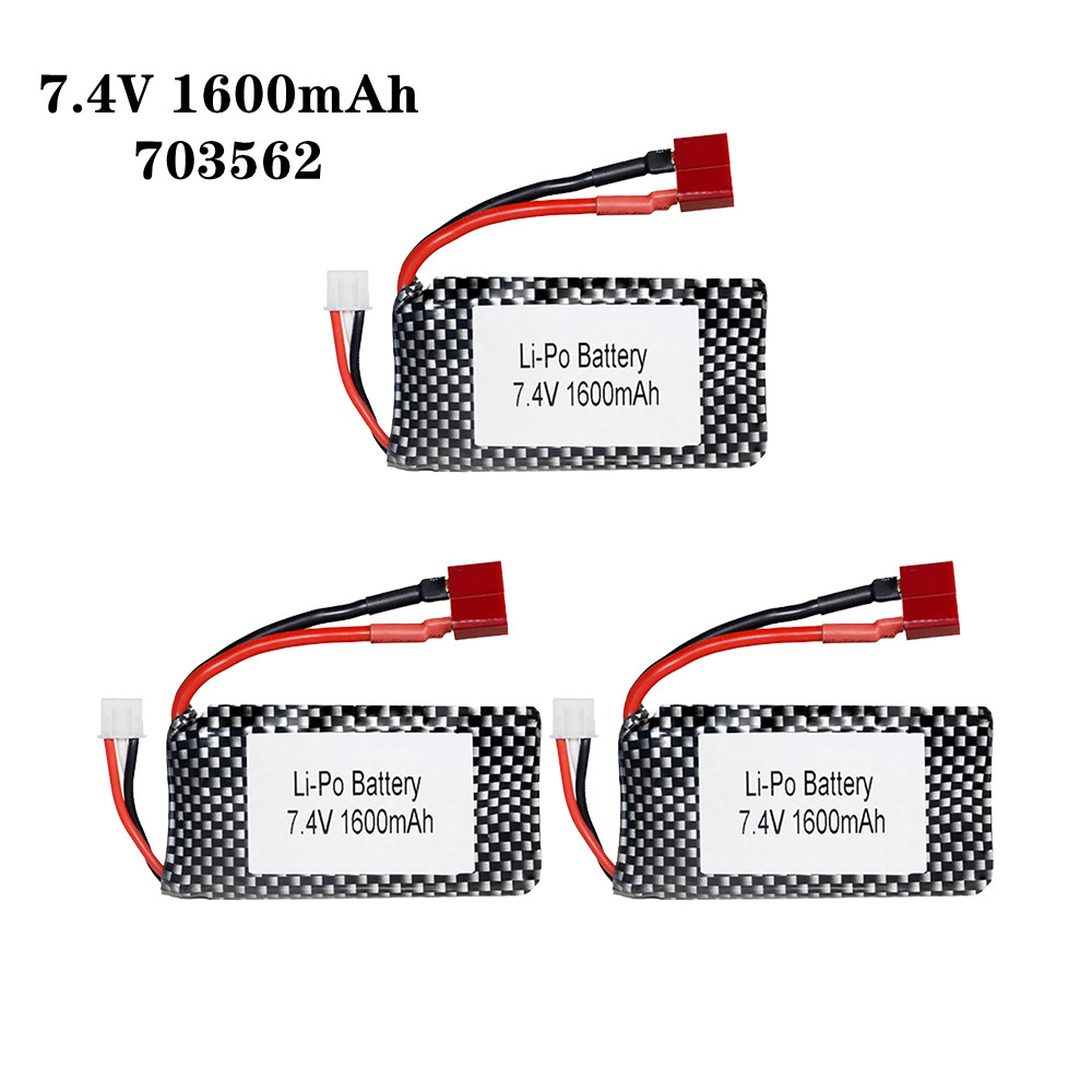 1/2/3pcs/Lot 7.4v 1600mah 7035 - Rc Helicopter Coaxial incelemesi ve fiyatı